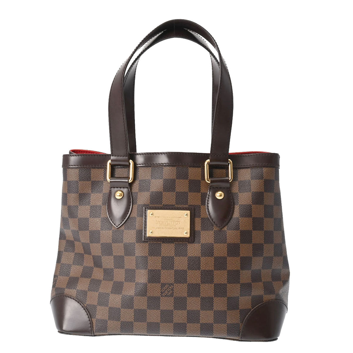 LOUIS VUITTON ルイヴィトン ダミエ ハムステッド PM ブラウン N51205 レディース ダミエキャンバス ハンドバッグ ABランク 中古 