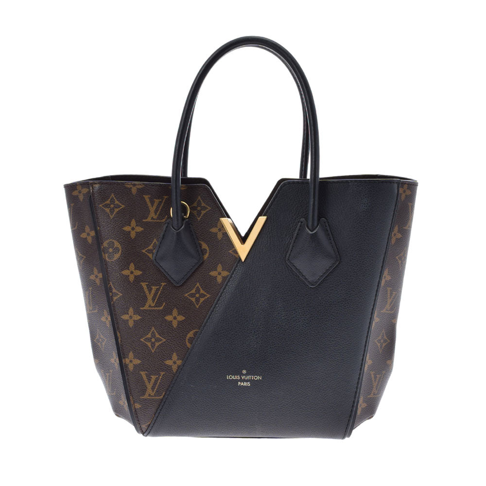 LOUIS VUITTON ルイヴィトン モノグラム キモノ PM 2WAY ノワール M41855 レディース モノグラムキャンバス レザー トートバッグ Bランク 中古 