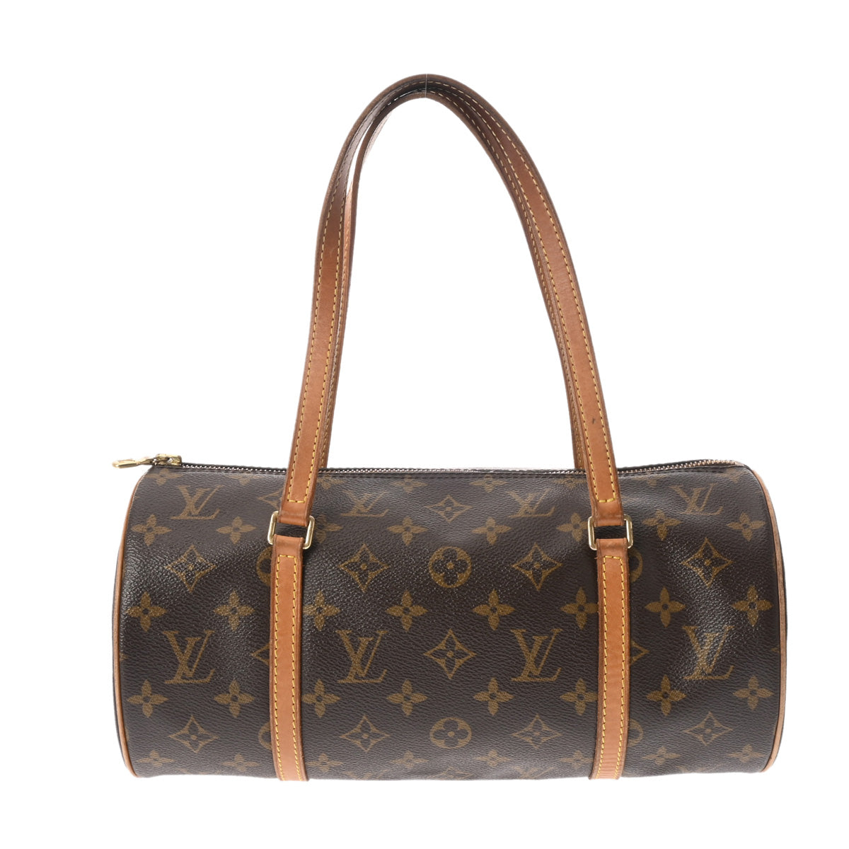 LOUIS VUITTON ルイヴィトン モノグラム パピヨン GM ブラウン M51385 レディース モノグラムキャンバス ハンドバッグ Bランク 中古 