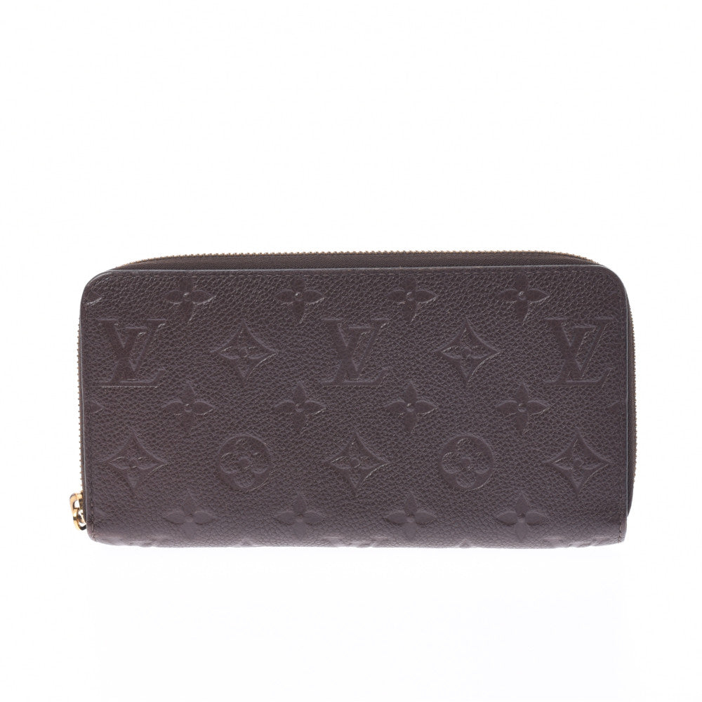 LOUIS VUITTON ルイヴィトン モノグラム アンプラント ジッピーウォレット テール M60548 ユニセックス レザー 長財布 Bランク 中古 