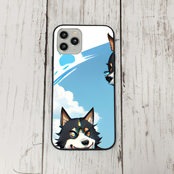 iphoneケース1-1-15 iphone 強化ガラス 犬・いぬ・ワンちゃん 箱7 かわいい アイフォン iface