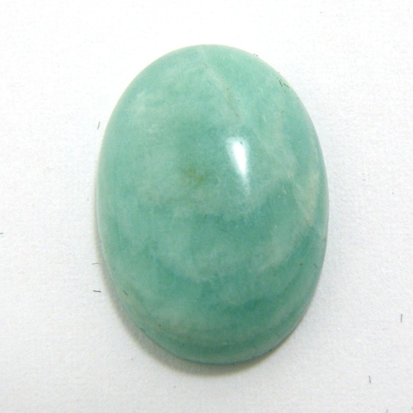 【在庫限り！】天然石 ルース 卸売　ロシアンアマゾナイト amazonite　オーバルカボション　13x18mm