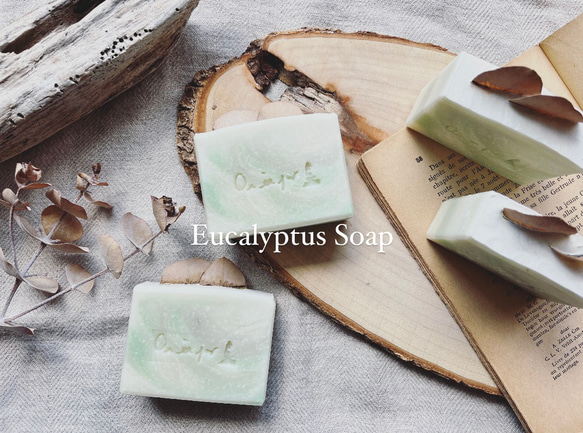 ユーカリ石鹸　Eucalyptus  Soap 　雑貨石鹸　オーガニック【1個】