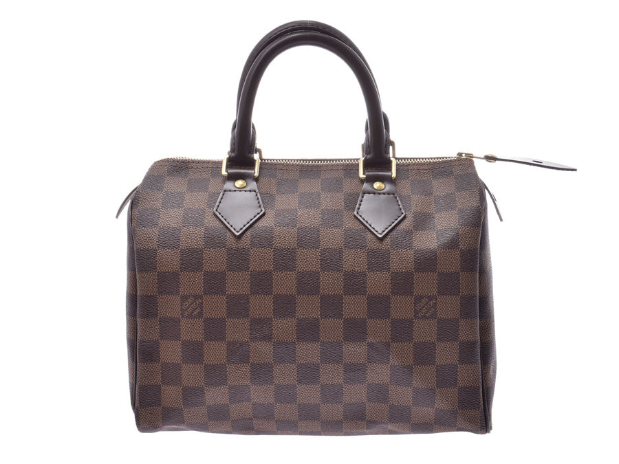 ルイヴィトン ダミエ スピーディ25 ブラウン N41532 レディース 本革 ハンドバッグ Aランク 美品 LOUIS VUITTON 中古 