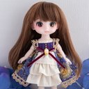 セリアドール（15cm）★アウトフィット★洋服★ミステリアスパープルワンピ