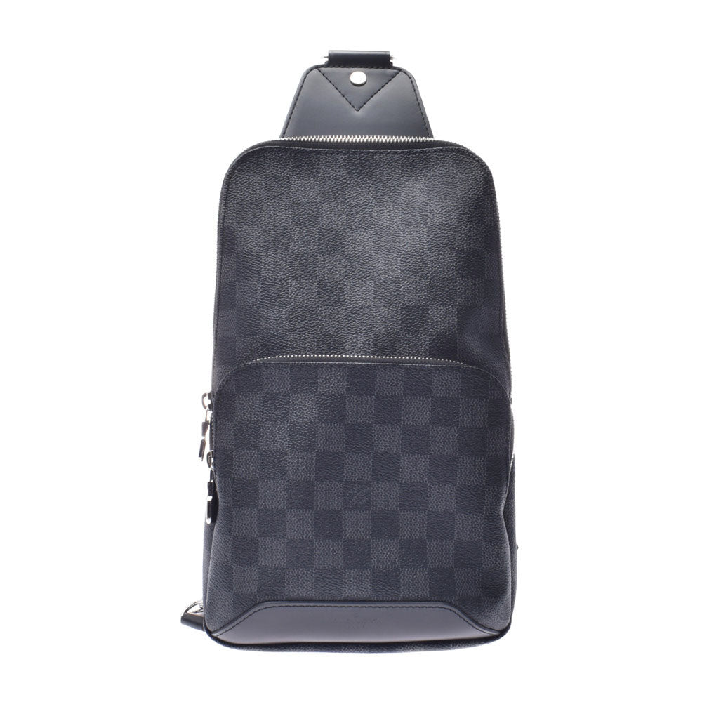 LOUIS VUITTON ルイヴィトン ダミエ グラフィット アヴェニュースリングバッグ 黒 N41719 メンズ ダミエグラフィットキャンバス  ボディバッグ 新同 中古 - adepcr.org