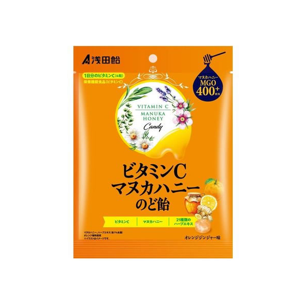 浅田飴 ビタミンCマヌカハニーのど飴 60g FCU8442