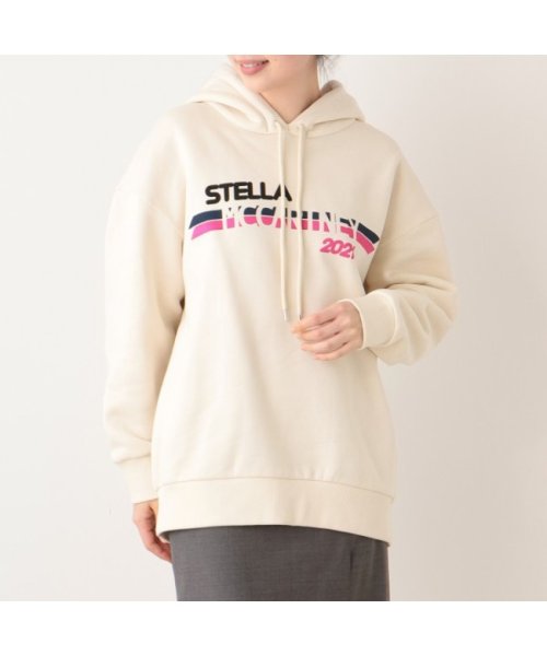 ステラマッカートニー パーカー フーディー ロゴ クリーム レディース STELLA McCARTNEY 515813 SOW82 9201