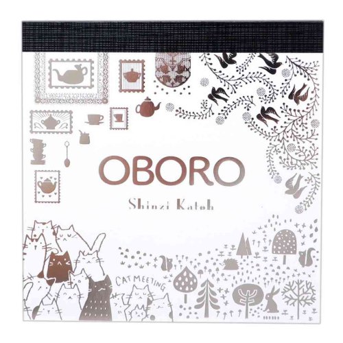 メモ帳 ブロックメモ OBORO 木野瀬印刷 事務用品 かわいい グッズ