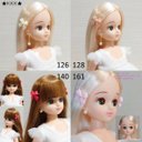 193リカちゃん リボンのヘアピンピアスセット×４色0410