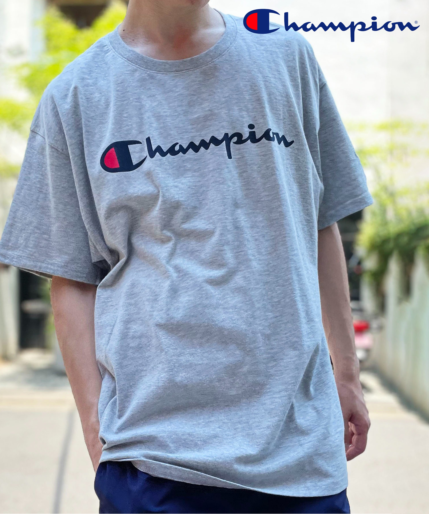 チャンピオン/【CHAMPION / チャンピオン】トップス Tシャツ 半袖 ロゴ プリント オー･･･