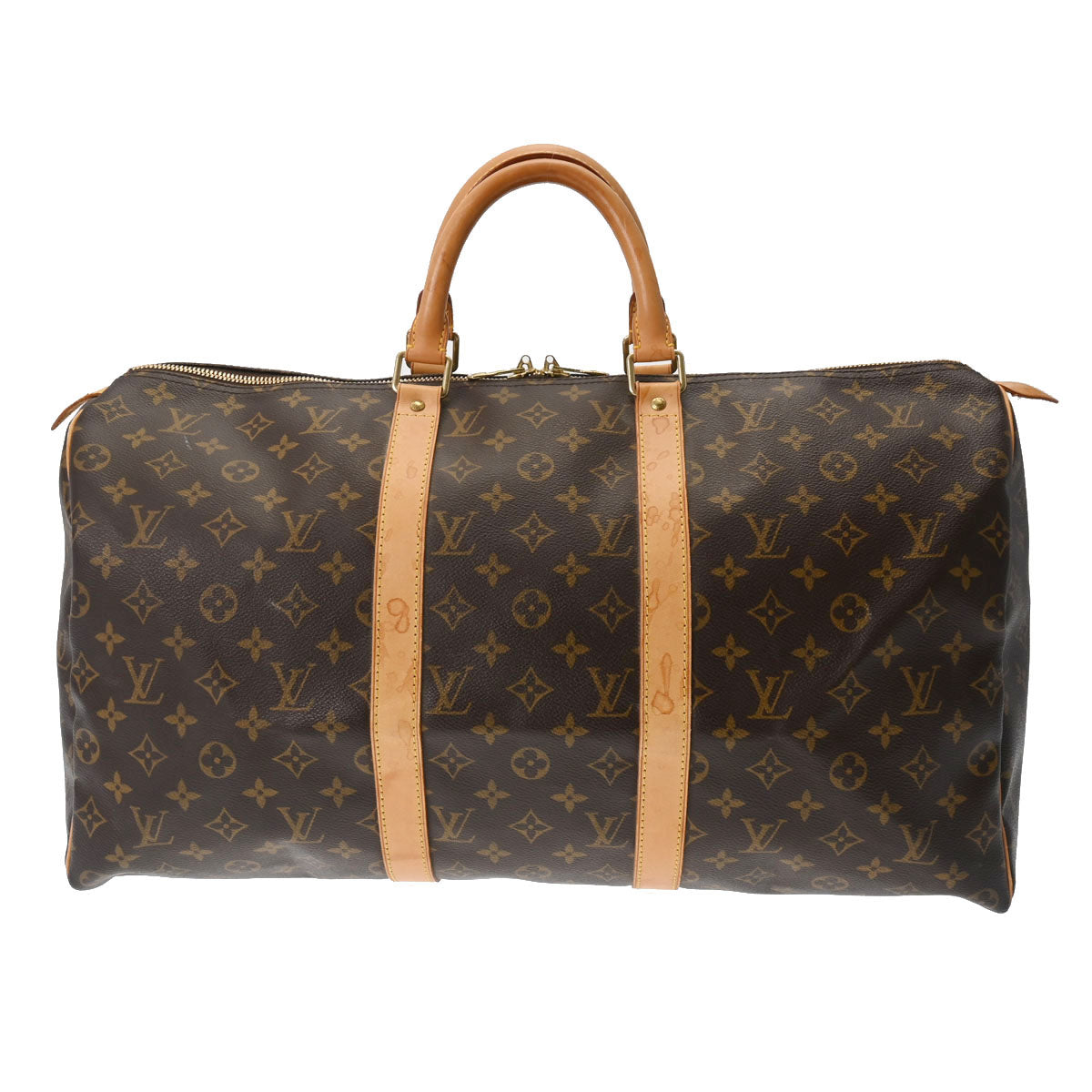 LOUIS VUITTON ルイヴィトン モノグラム キーポル 50 ブラウン M41426 ユニセックス モノグラムキャンバス ボストンバッグ ABランク 中古 