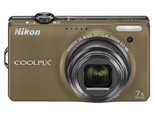 Nikon デジタルカメラ COOLPIX (クールピクス) S6000 ソフトブラウン S6000BR【中古品】