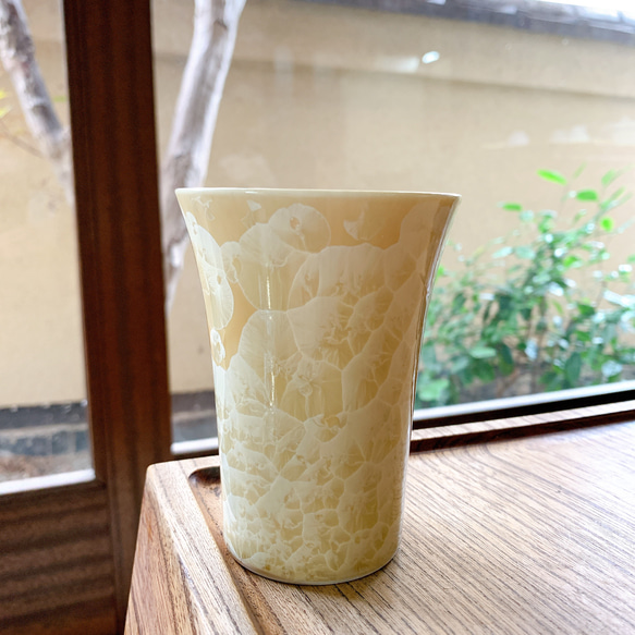 京焼・清水焼花結晶 フリーカップ(金華)