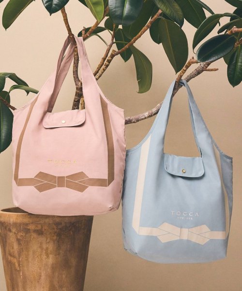 【一部カラーのみ撥水】TOCCA RIBBON ECOBAG エコバッグ