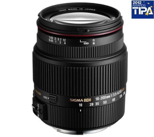 SIGMA 高倍率ズームレンズ 18-200mm F3.5-6.3IIDC OS HSM キヤノン用 APS-C専用【!中古品!】