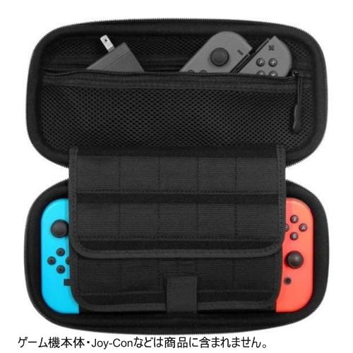 サイバーガジェット CY-NSCRC-BK 大容量キャリングケース SWITCH用(スイッチ用) ブラック