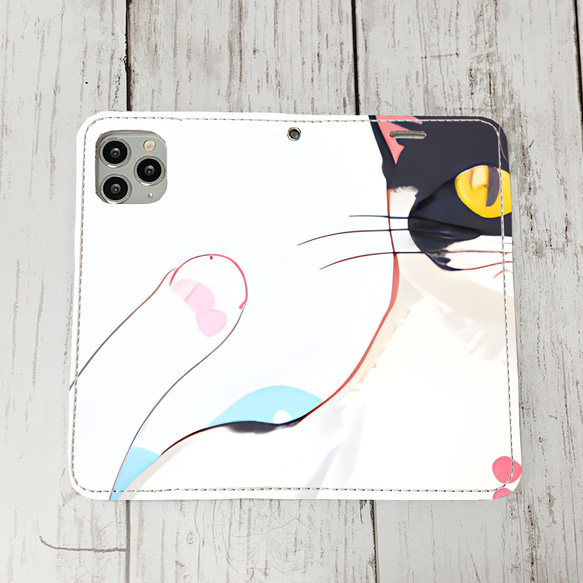 iphoneケース1-2-46 iphone 手帳 ねこ・猫・ネコ 箱1 かわいい アイフォン iface