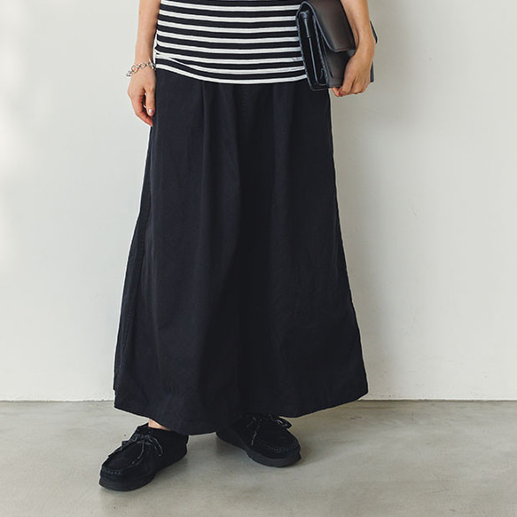 COTTON TWILL TUCK SKIRT【コットンツイルタックスカート】C2269