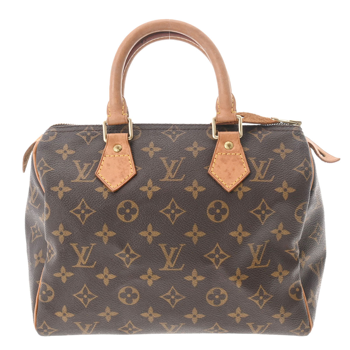 LOUIS VUITTON ルイヴィトン モノグラム スピーディ 25 ブラウン M41528 レディース モノグラムキャンバス ハンドバッグ Bランク 中古 