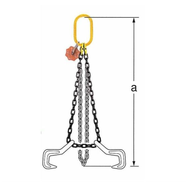 イーグルクランプ チェーン SEHーSー3.0 5M SEH-S-3.0 1個（直送品）