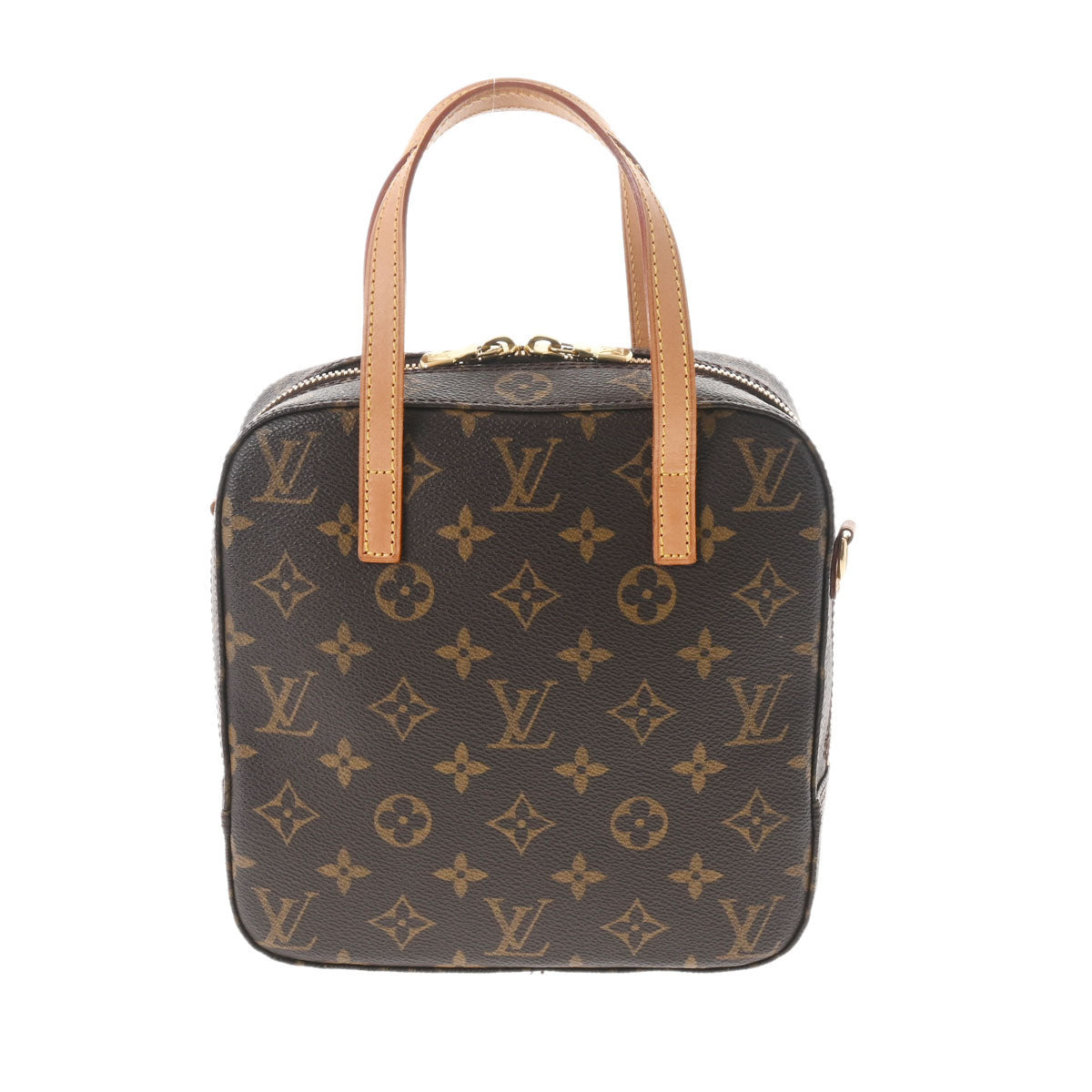 LOUIS VUITTON ルイヴィトン モノグラム スポンティーニ ブラウン M47500 レディース モノグラムキャンバス ハンドバッグ ABランク 中古 