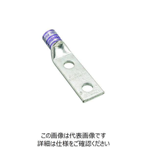 銅製圧縮端子 2穴 電線サイズ AWG4/0 LCDX4/0