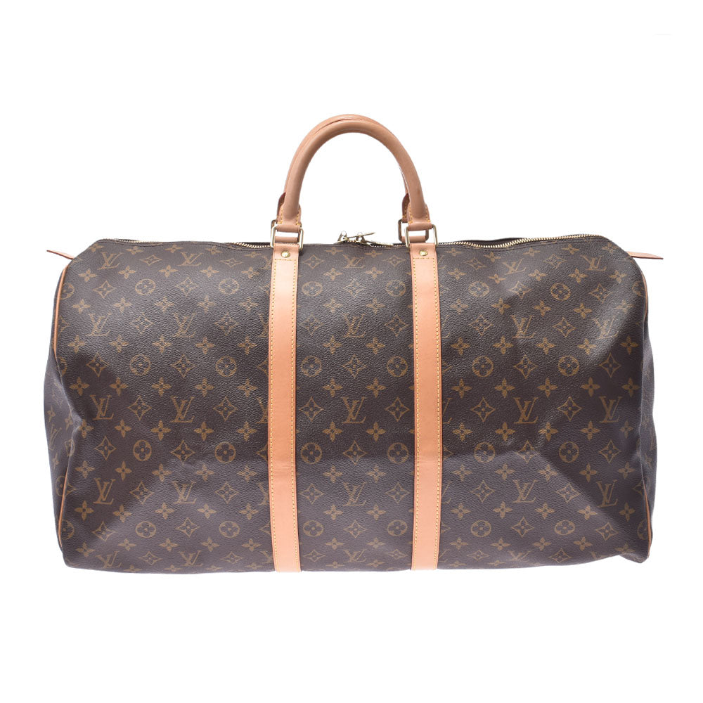 LOUIS VUITTON ルイヴィトン モノグラム キーポル55 M41424 ユニセックス モノグラムキャンバス ボストンバッグ ABランク 中古 