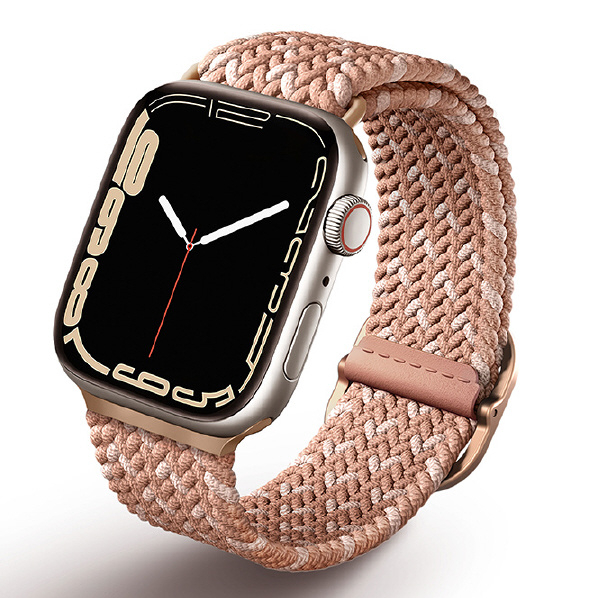 ＵＮＩＱ Apple Watch 38/40/41mm用BRAIDED STRAP UNIQ ASPEN DESIGNER EDITION CITRUS PINK UNIQ-41MM-ASPDECPNK