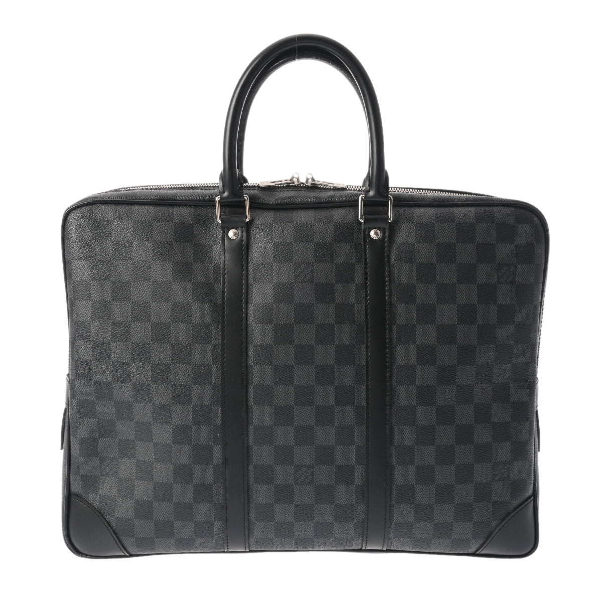 LOUIS VUITTON ルイヴィトン ダミエグラフィット ヴォワヤージュ ブラック N41125 メンズ ダミエグラフィットキャンバス ビジネスバッグ Aランク 中古 