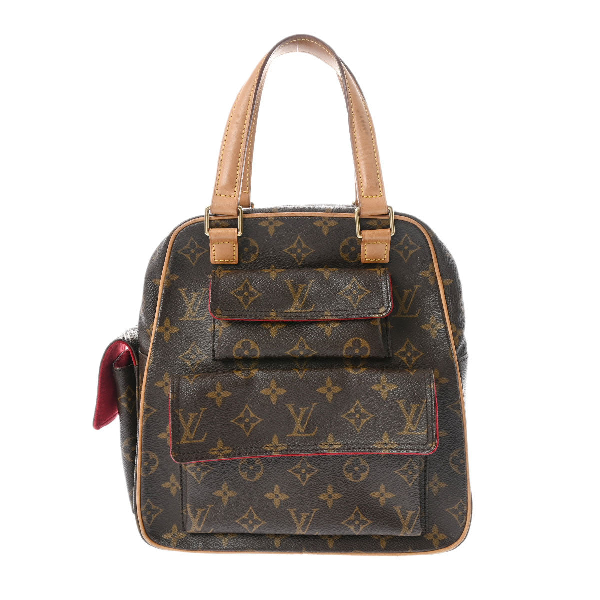 LOUIS VUITTON ルイヴィトン モノグラム エクサントリ シテ ブラウン M51161 レディース モノグラムキャンバス ハンドバッグ Bランク 中古 