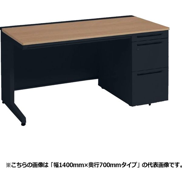 オカムラ アドバンス 片袖机 3段 引出し付 標準 幅1200×奥行800×高さ720mm 3V1SBJ