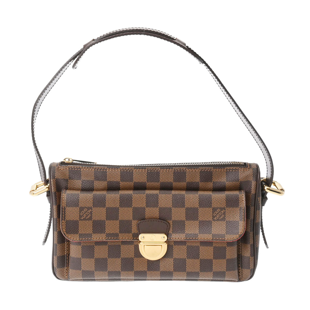 LOUIS VUITTON ルイヴィトン ラヴェッロ GM ブラウン N60006 レディース ダミエキャンバス ショルダーバッグ Aランク 中古 