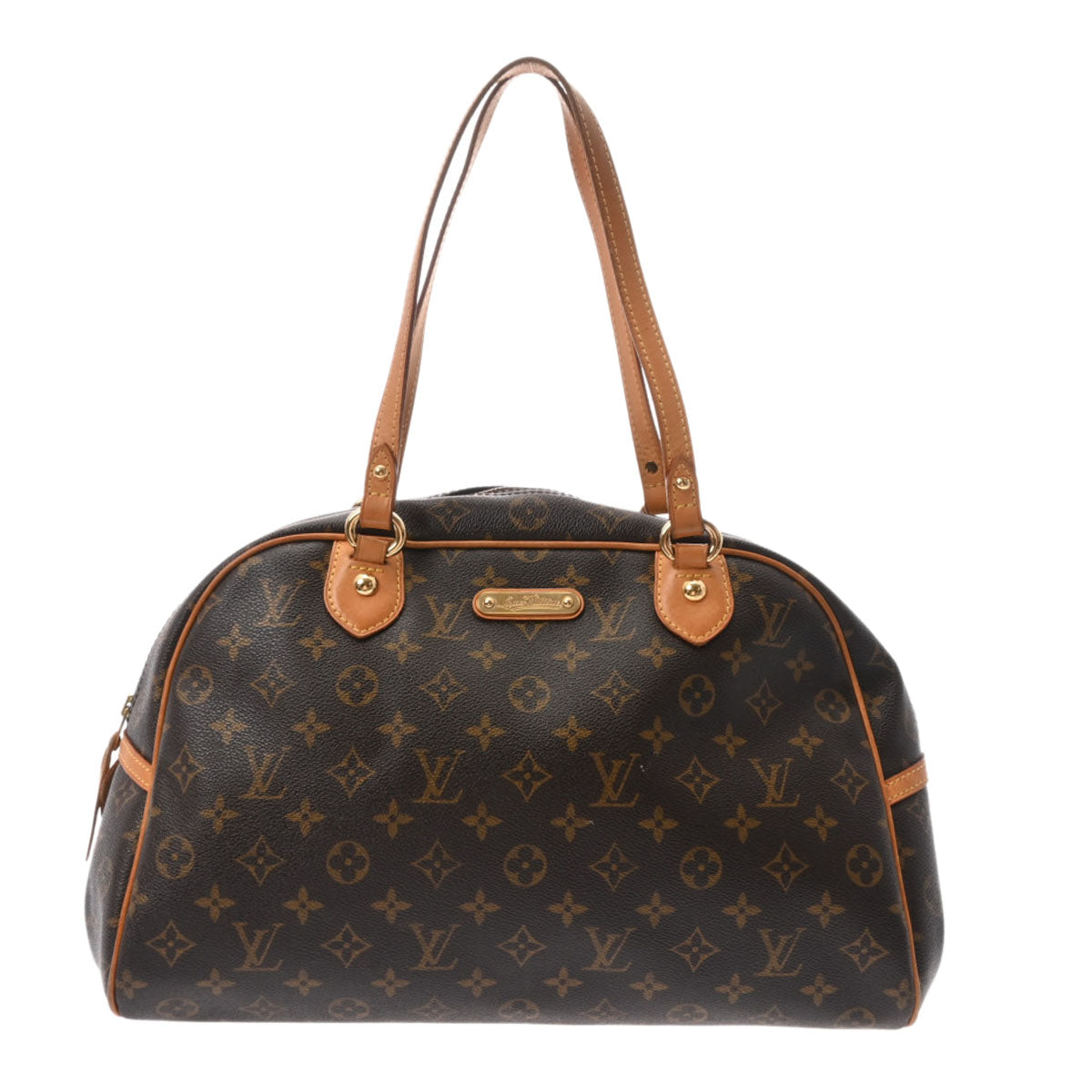 LOUIS VUITTON ルイヴィトン モノグラム モントルグイユGM ブラウン M95566 ユニセックス モノグラムキャンバス ハンドバッグ Bランク 中古 