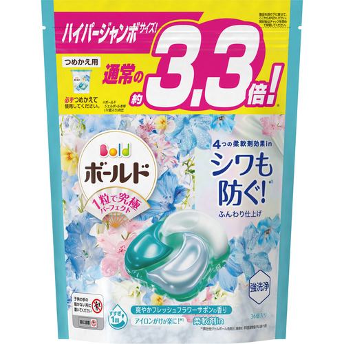 P&G ボールドGB4DFフラワーサボン詰替HJ 36個