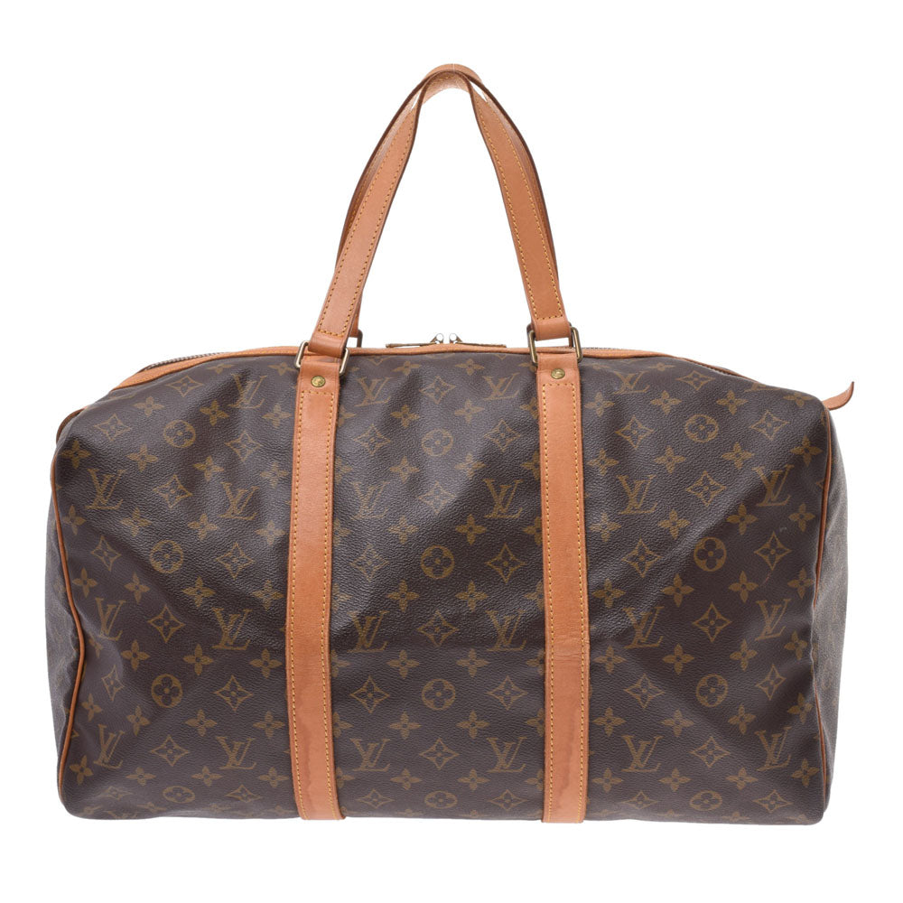 LOUIS VUITTON ルイヴィトンサックスープル45   モノグラム ブラウン ユニセックス モノグラムキャンバス ボストンバッグ M41624  中古