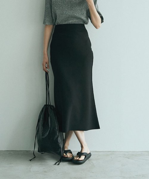 STRETCH SLIT SKIRT