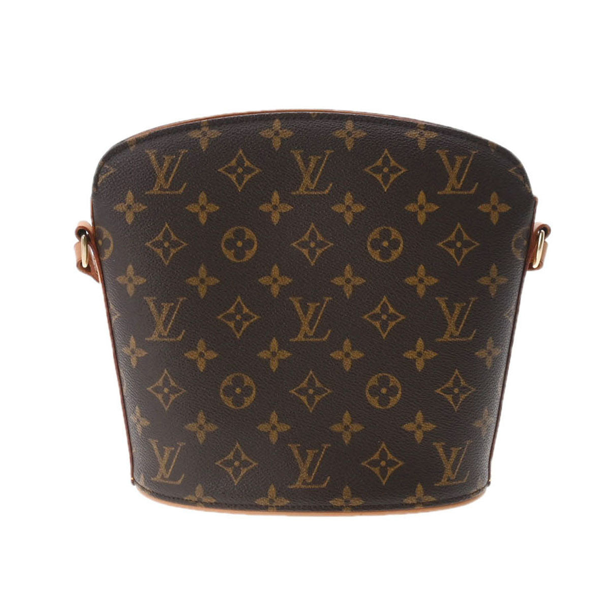 LOUIS VUITTON ルイヴィトン モノグラム ドルーオ ブラウン M51290 レディース モノグラムキャンバス ショルダーバッグ ABランク 中古 