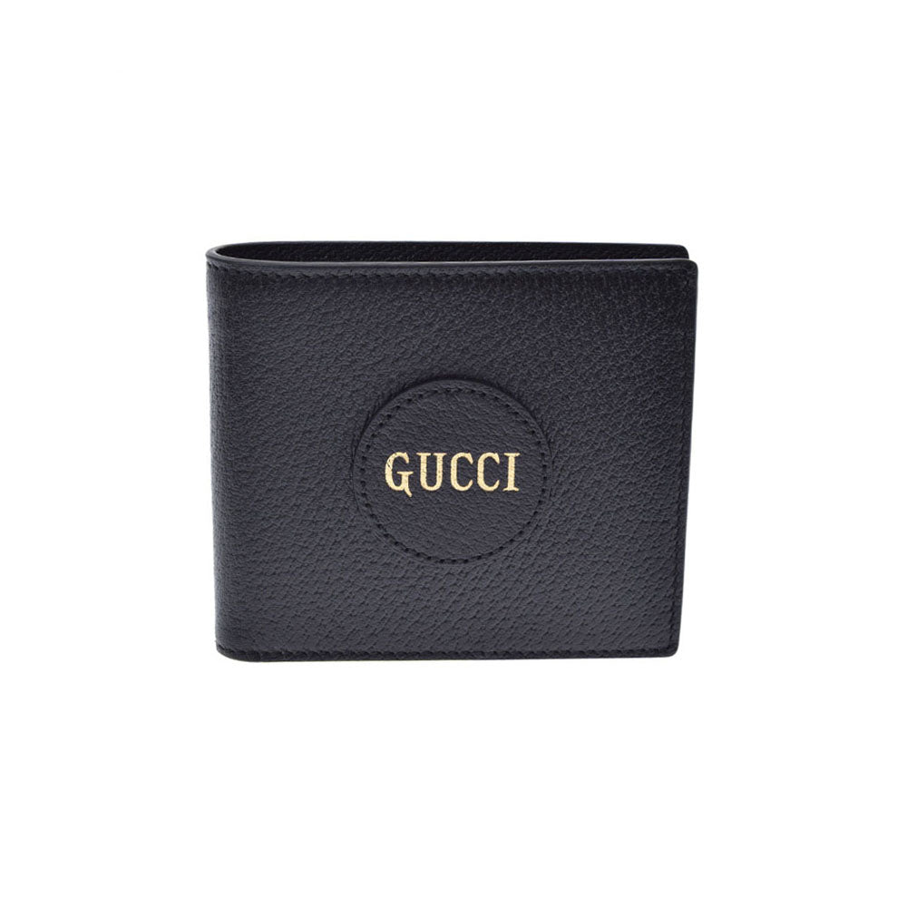 GUCCI グッチ RETROSPECTIVE 黒 643875 レディース カーフ 13842 二つ折り財布 未使用 