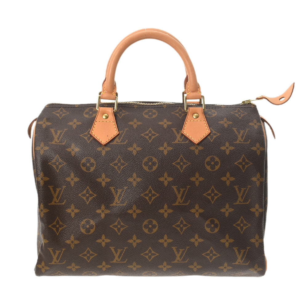 LOUIS VUITTON ルイヴィトン モノグラム スピーディ30 ブラウン M41526 レディース モノグラムキャンバス ハンドバッグ ABランク 中古 