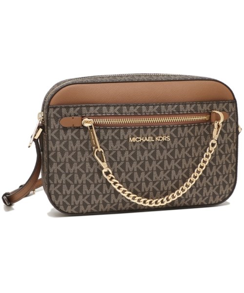 マイケルコース アウトレット ショルダーバッグ ジェットセット アイテム ブラウン レディース MICHAEL KORS 35F2GTTC9K BROWN GO