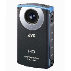 JVCケンウッド JVC HDメモリーカメラ ブルー GC-WP10-A【中古品】