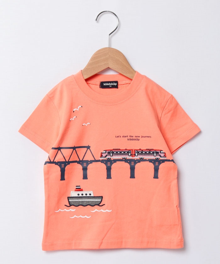 クレードスコープ/電車と鉄橋半袖Tシャツ