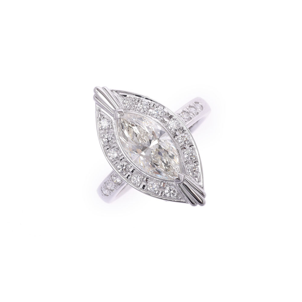 【サマーセレクション 30万以上】水野薫子 ダイヤ2.019/0.59ct リング・指輪/K18WG ユニセックス