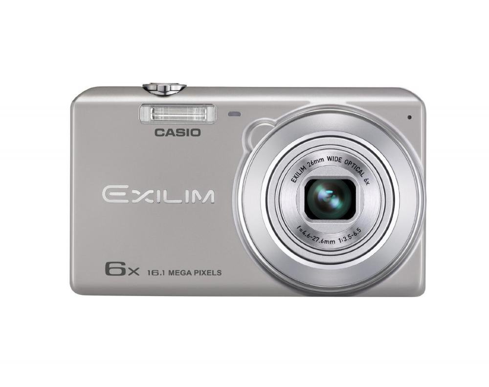 CASIO EXILIM デジタルカメラ 1610万画素CCD 広角26mm 光学6倍ズーム シルバー EX-ZS25SR