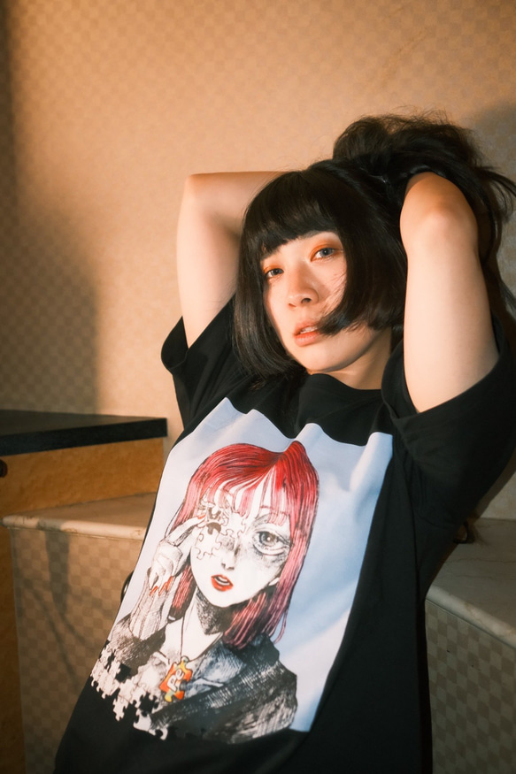 lost girl tee プリントTシャツ