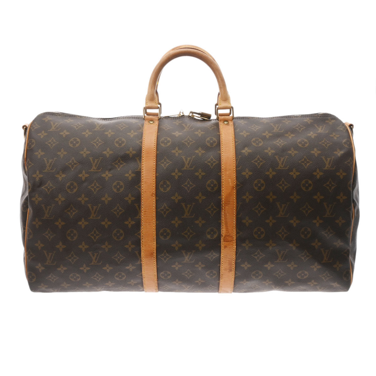 LOUIS VUITTON ルイヴィトン モノグラム キーポルバンドリエール 55 ブラウン M41414 レディース モノグラムキャンバス ボストンバッグ Bランク 中古 