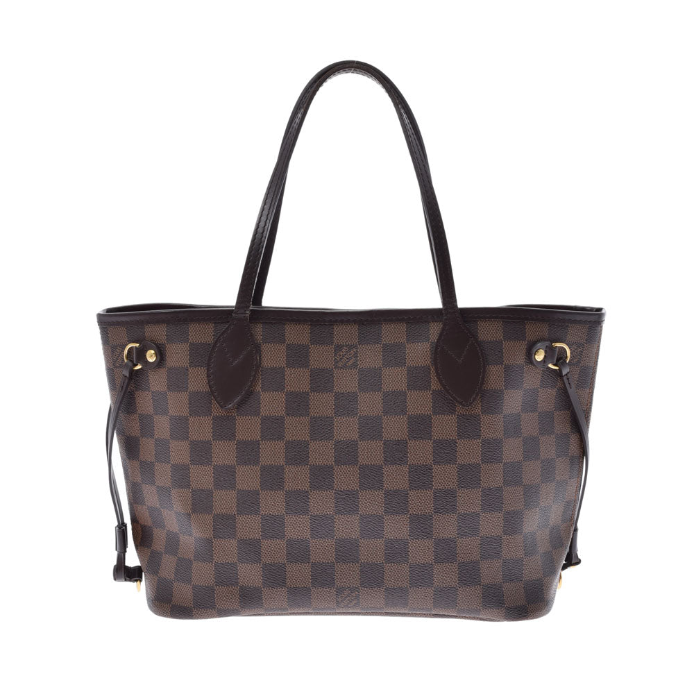 LOUIS VUITTON ルイヴィトン ダミエ ネヴァーフル PM ブラウン N51109 レディース ダミエキャンバス ハンドバッグ ABランク 中古 