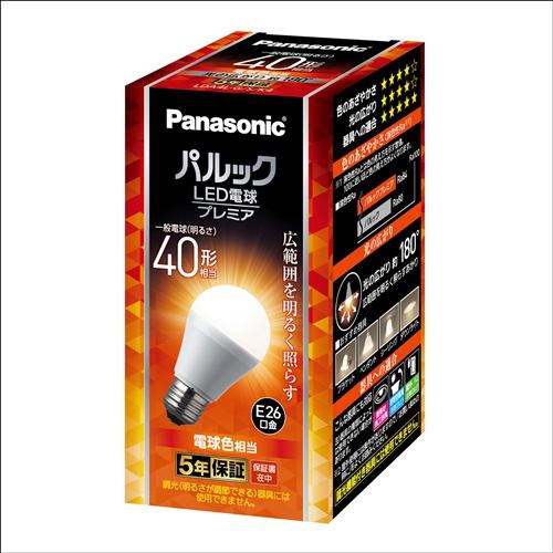 パナソニック LDA4LGSK4 パルック LED電球 プレミア 4.4W(電球色相当)