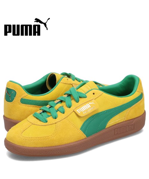 PUMA プーマ スニーカー パレルモ メンズ PALERMO イエロー 396463－12